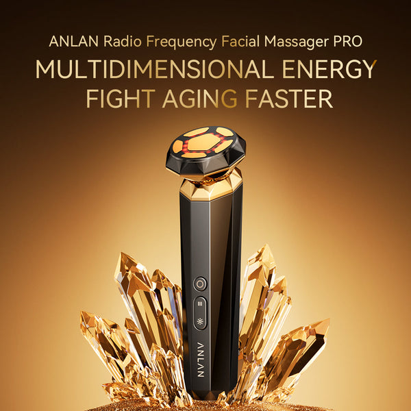 ANLAN Multipolar 8 IN 1 PRO RF  Facial Massager