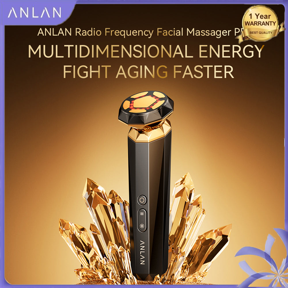 ANLAN Multipolar 8 IN 1 RF  Facial Massager