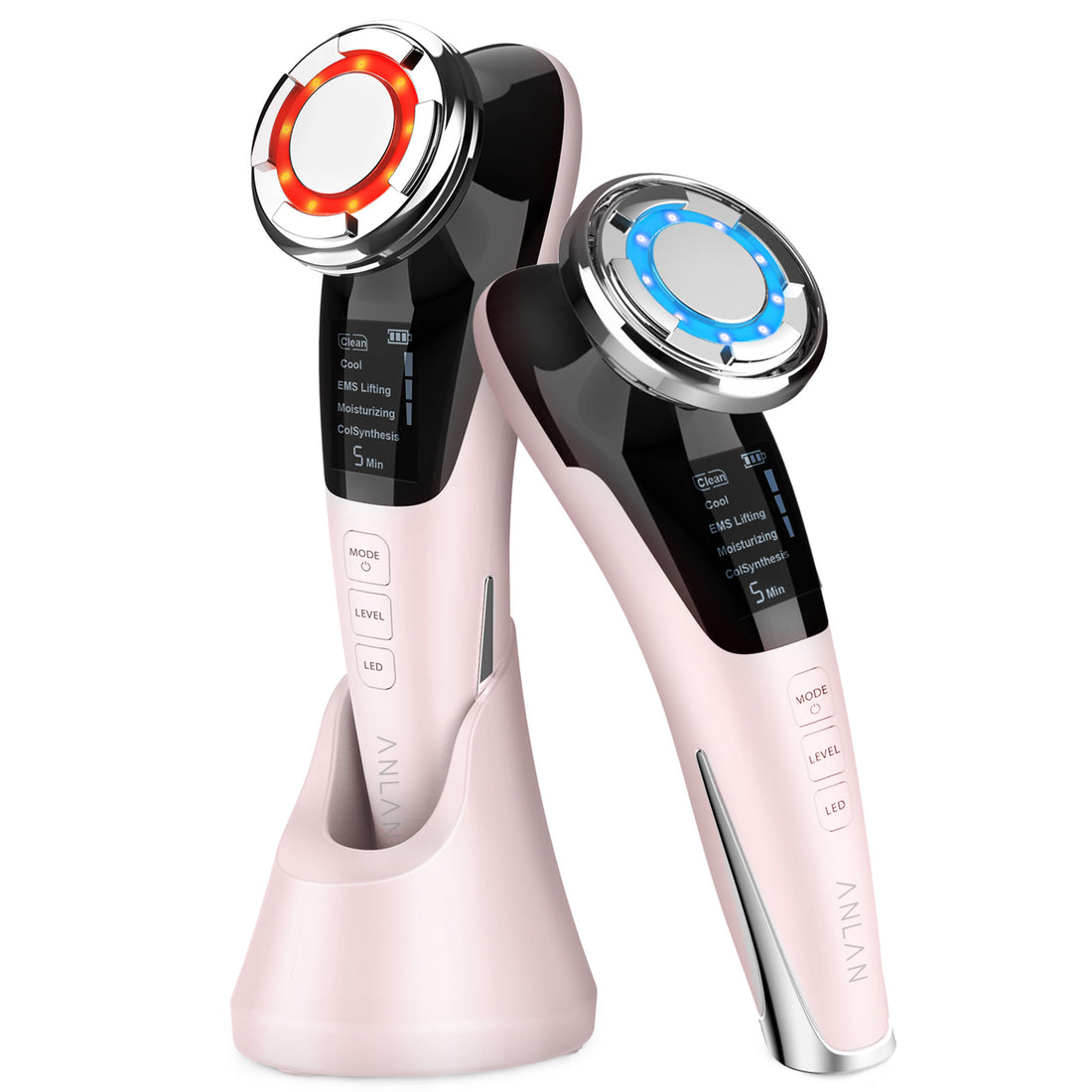 anlan ems facial massager-pink