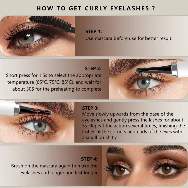 how to get curly eyelashes?