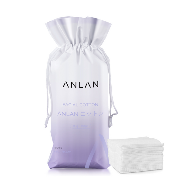 ANLAN 150pcs Extra Thick 3 Layer Facial Cotton Pad