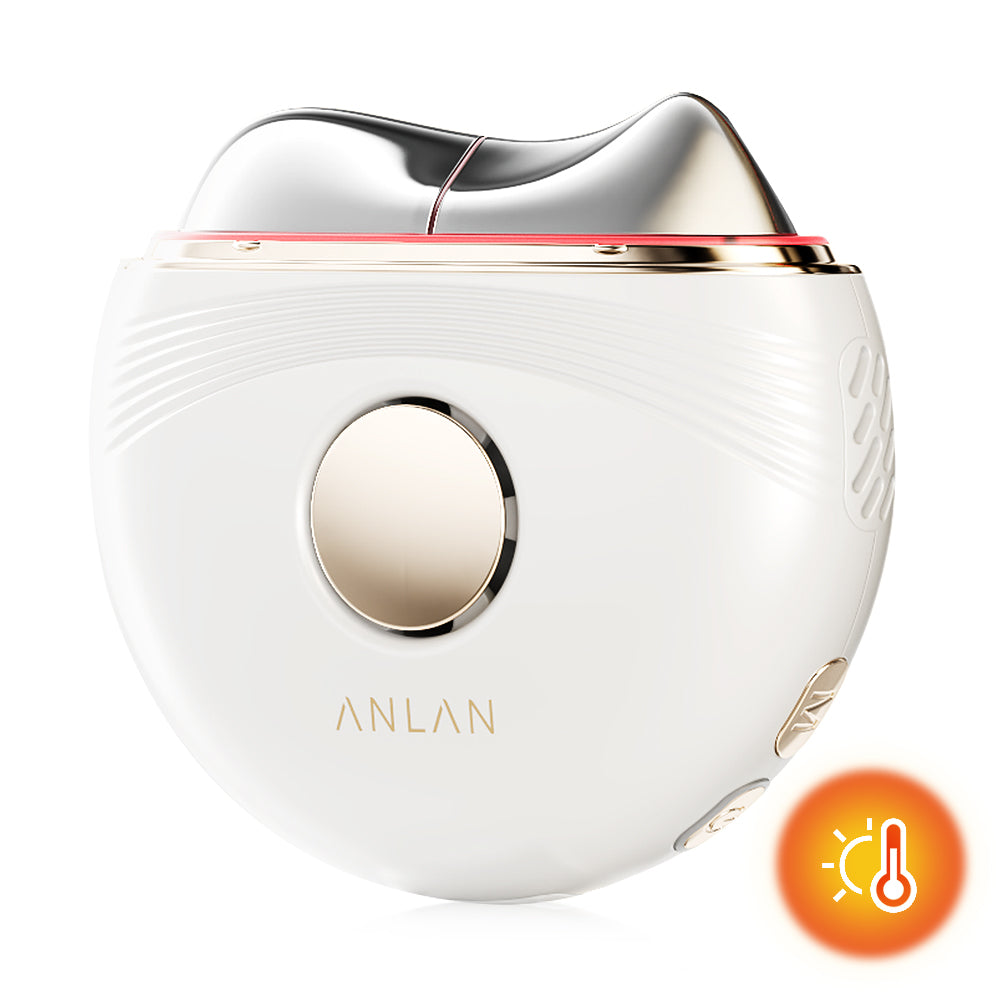 【46℃ warm】ANLAN EMS Microcurrent Gua Sha Facial Tools