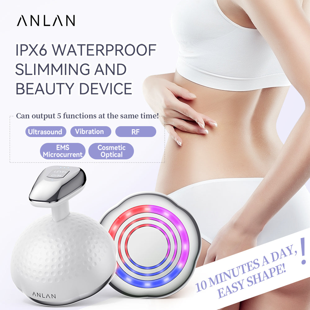 ANLAN 7 In 1 Ultrasonic RF Body Slimming Machine Body