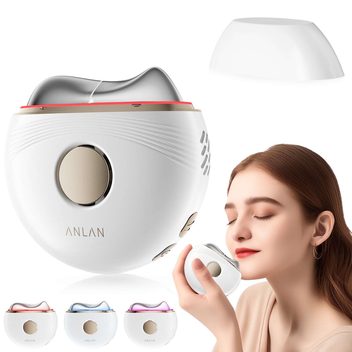 anlan ems microcurrent gua sha facial tools