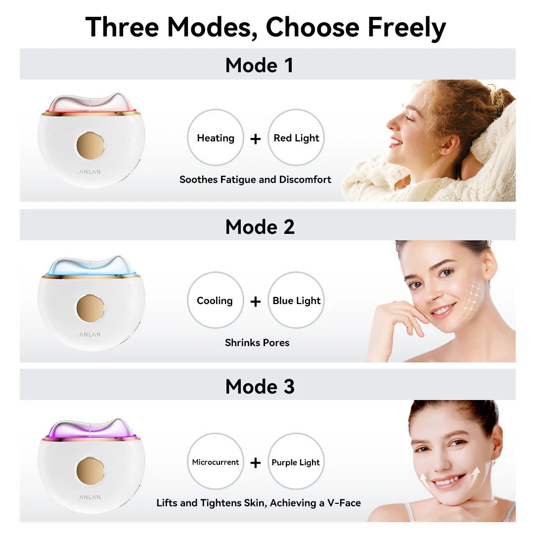 3 modes, choose freely