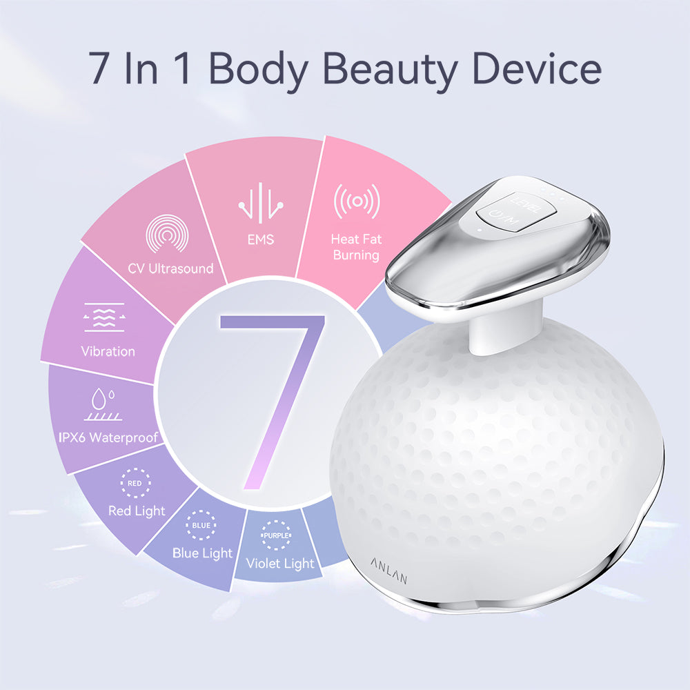 ANLAN 7 In 1 Ultrasonic RF Body Slimming Machine Body