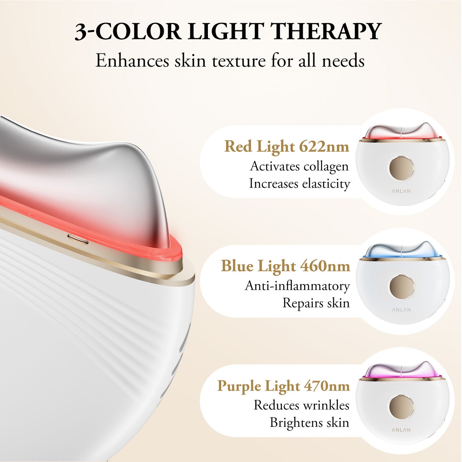 3 color lights therapy