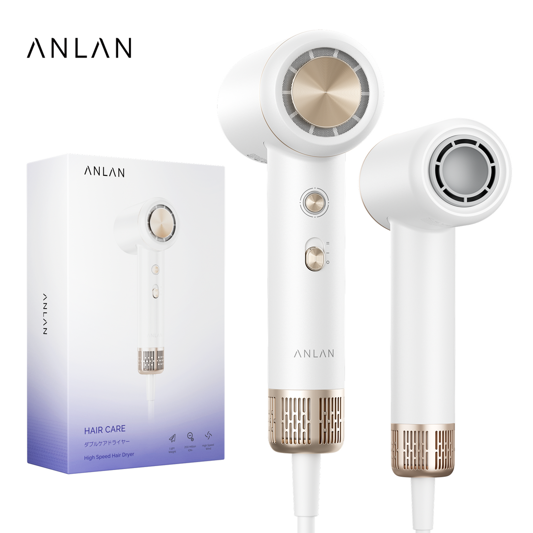 【eEuropean-standard】anlan anion high-speed hair dryer se