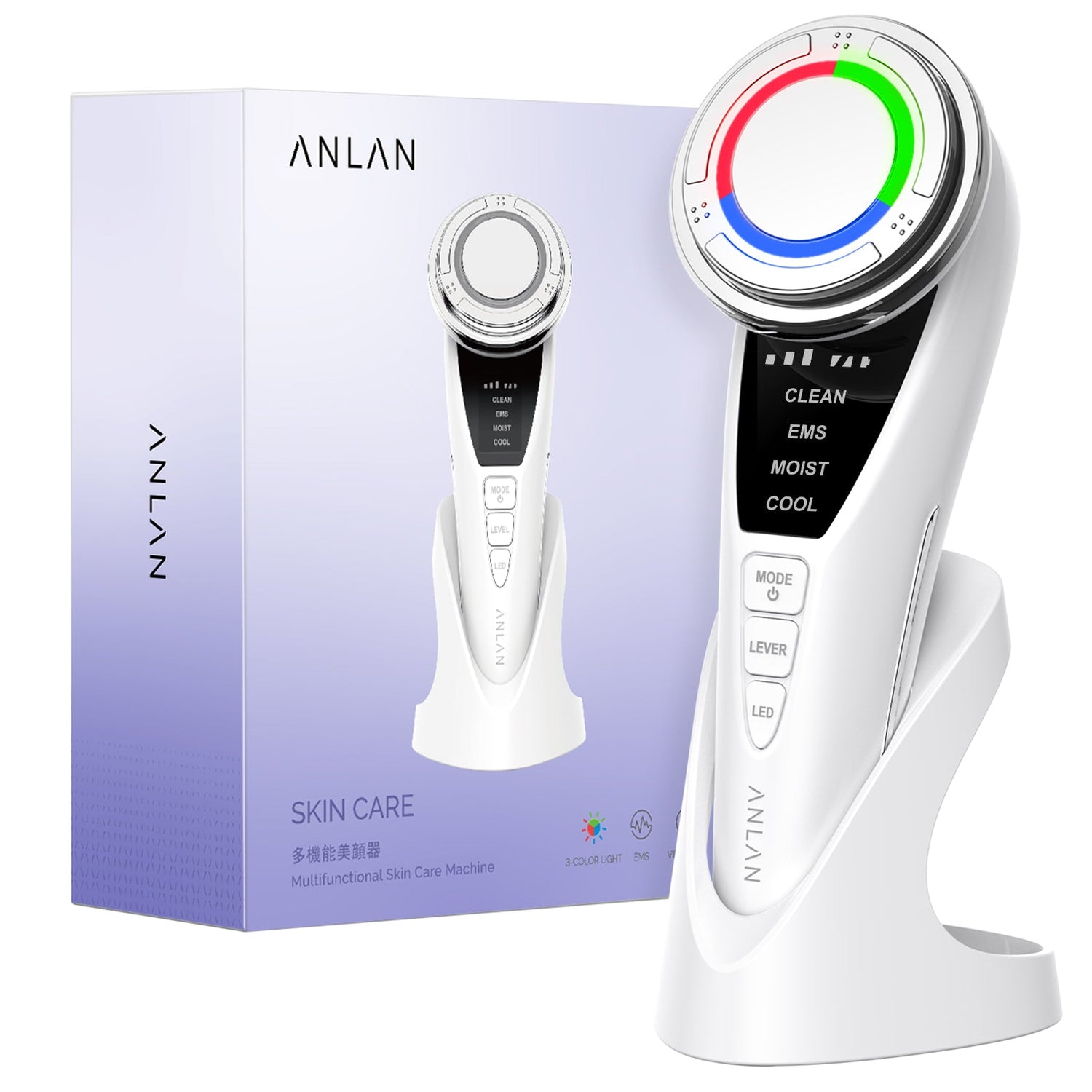 anlan ems 3 lights therapy beauty device