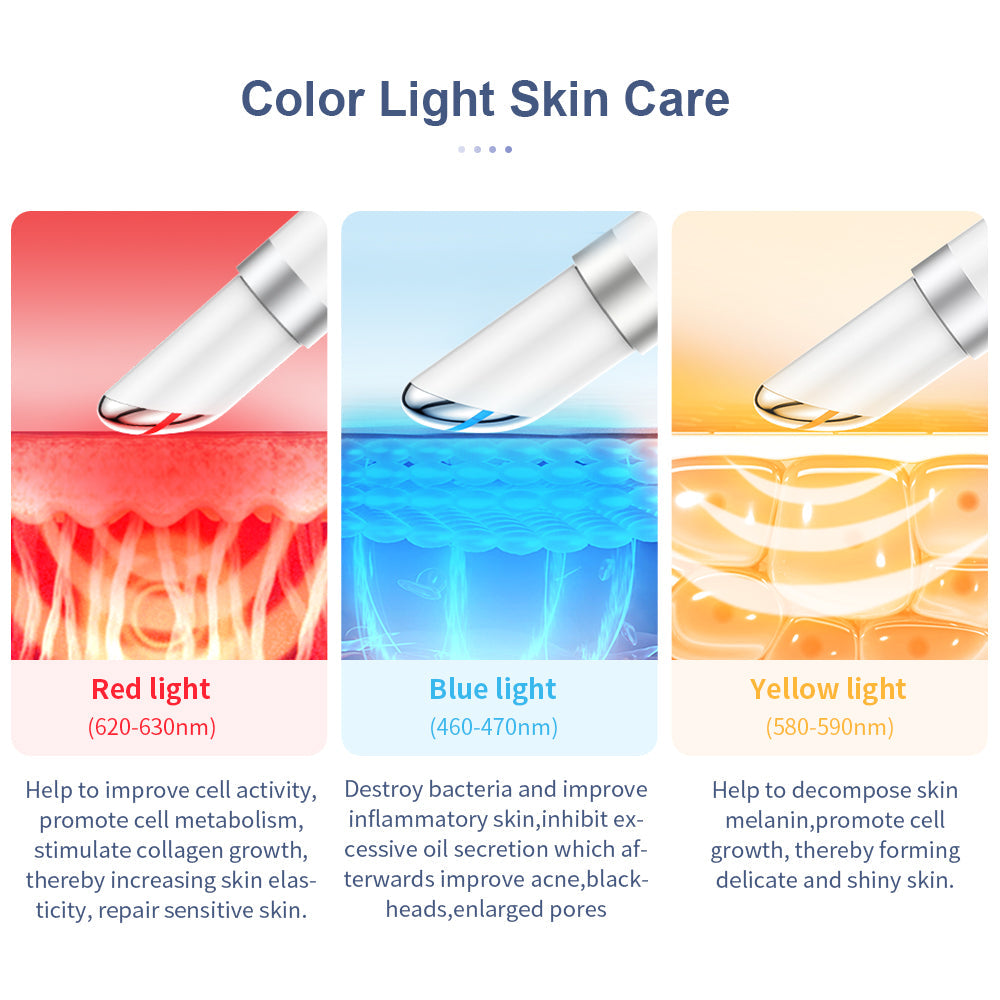 3 color light skin care