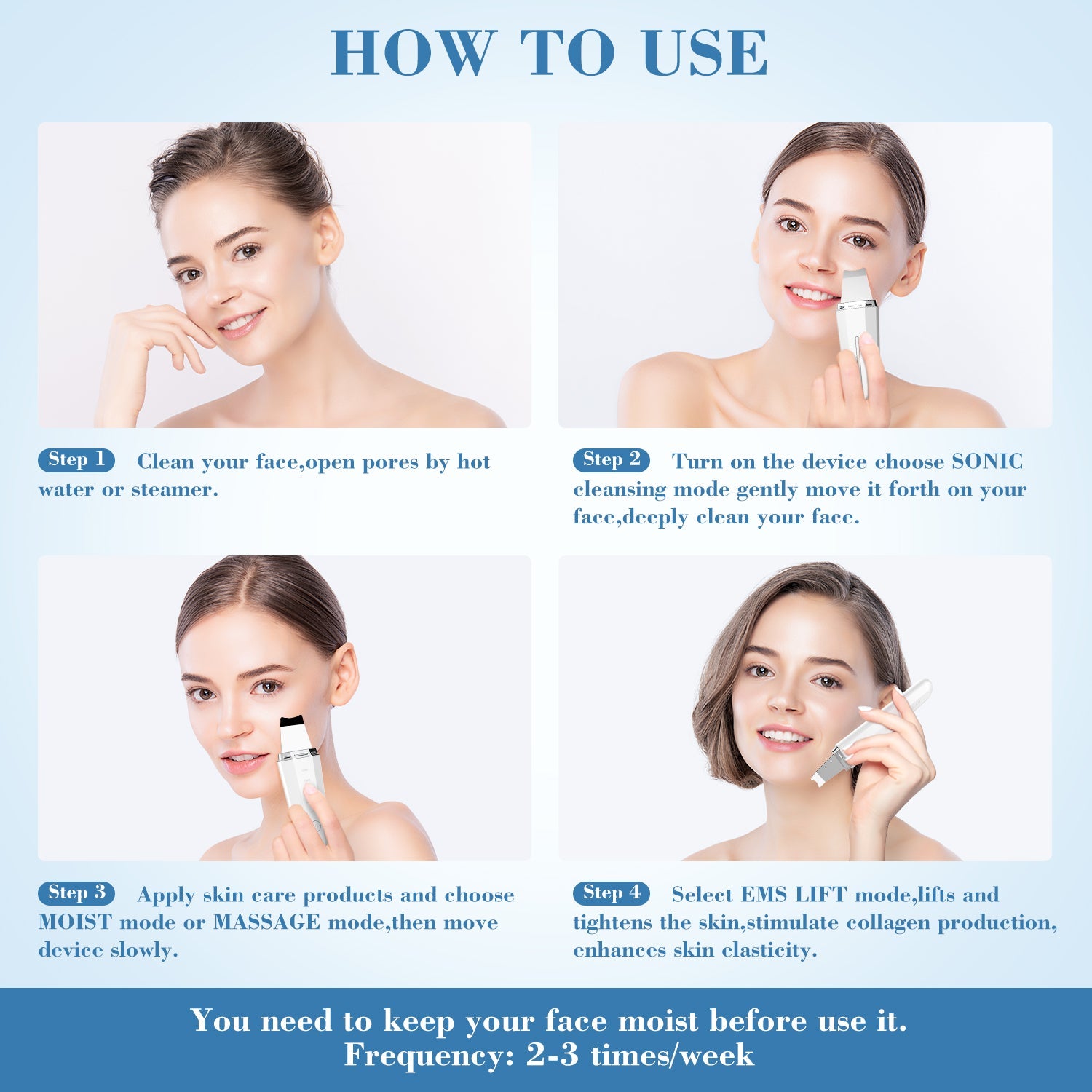 how to use skin scrubber